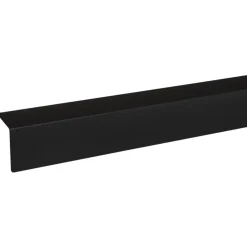 Hoekprofiel kunststof zwart 40x40mm 260 cm