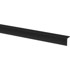 Wandpanelen|Kunststofprofielen > Geen Hoekprofiel kunststof zwart 20x20 mm 260 cm