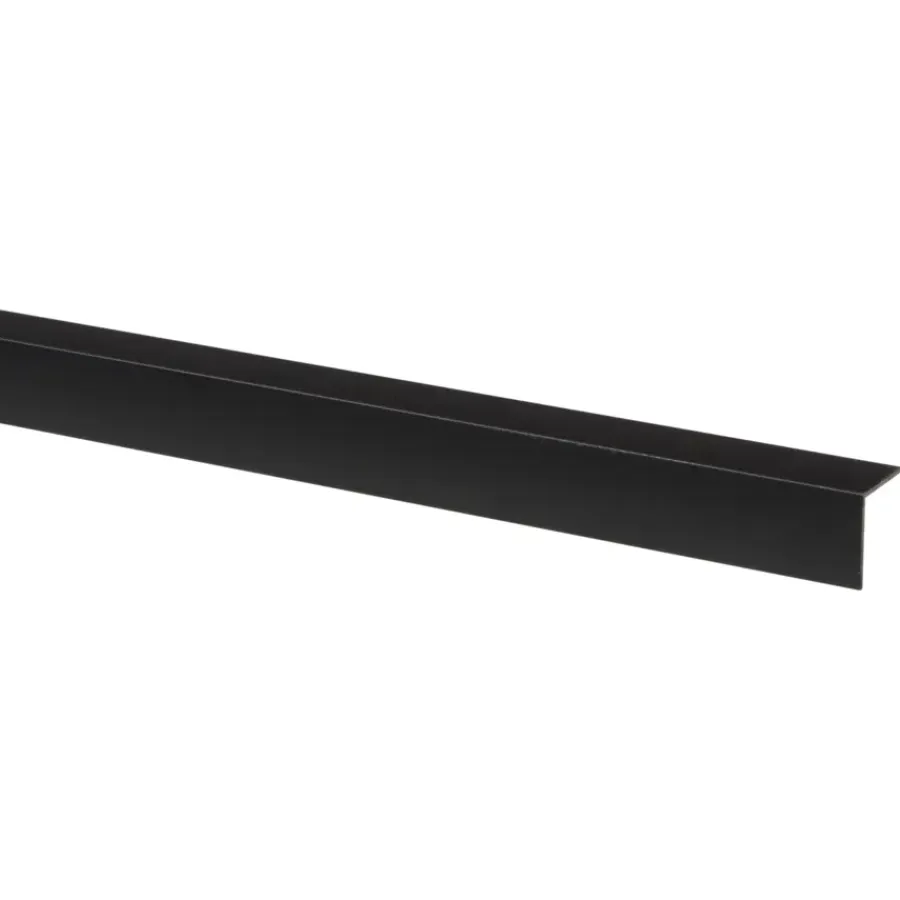 Wandpanelen|Kunststofprofielen > Geen Hoekprofiel kunststof zwart 20x20 mm 260 cm