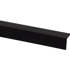 Wandpanelen|Kunststofprofielen > Geen Hoekprofiel kunststof zwart 20x20 mm 260 cm