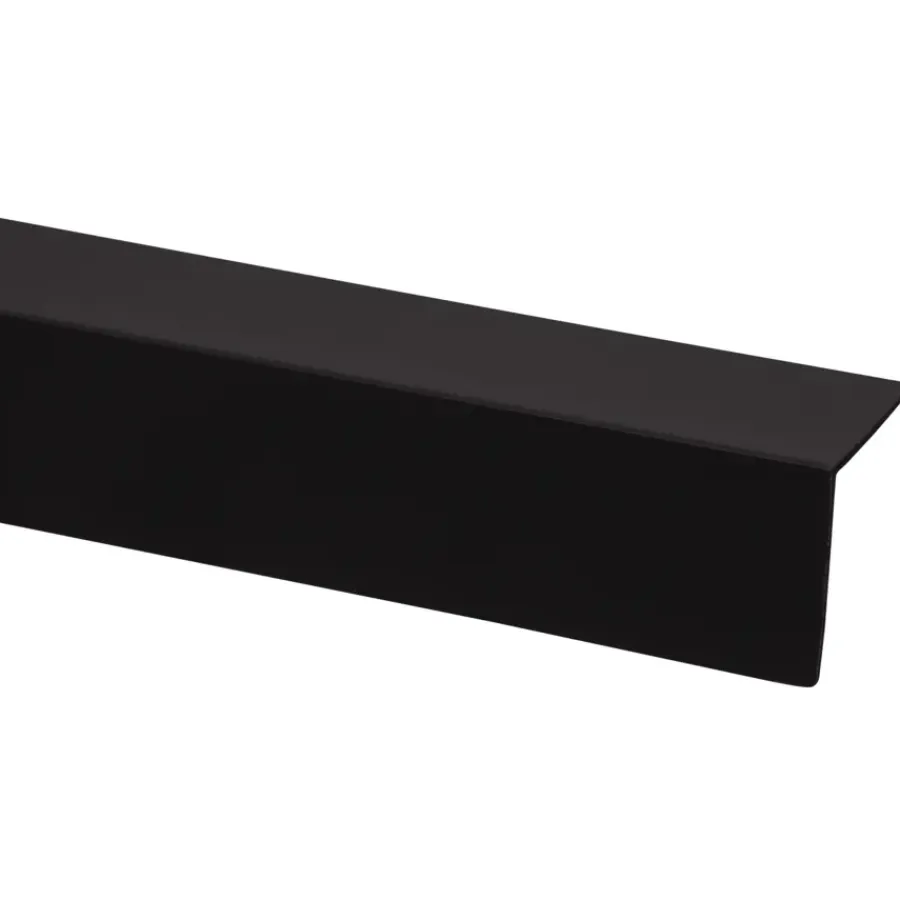 Wandpanelen|Kunststofprofielen > Geen Hoekprofiel kunststof zwart 30x30 mm 260 cm