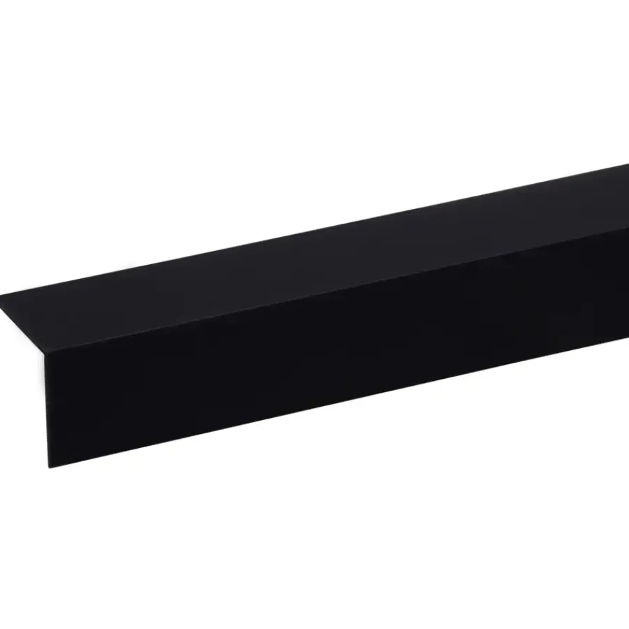Wandpanelen|Kunststofprofielen > Geen Hoekprofiel kunststof zwart 35x35mm 260cm
