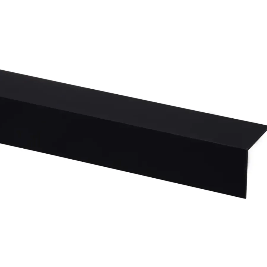 Wandpanelen|Kunststofprofielen > Geen Hoekprofiel kunststof zwart 35x35mm 260cm