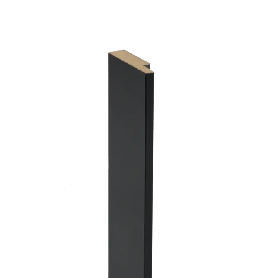 Houtenprofielen|Kunststofprofielen > Silentlines Hoekprofiel voor lattenwand t.b.v. de afwerking aan de zijkant 260cm