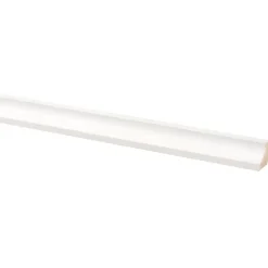 Houtenprofielen > Geen Hollat grenen wit gegrond 16 x 16 mm 270 cm