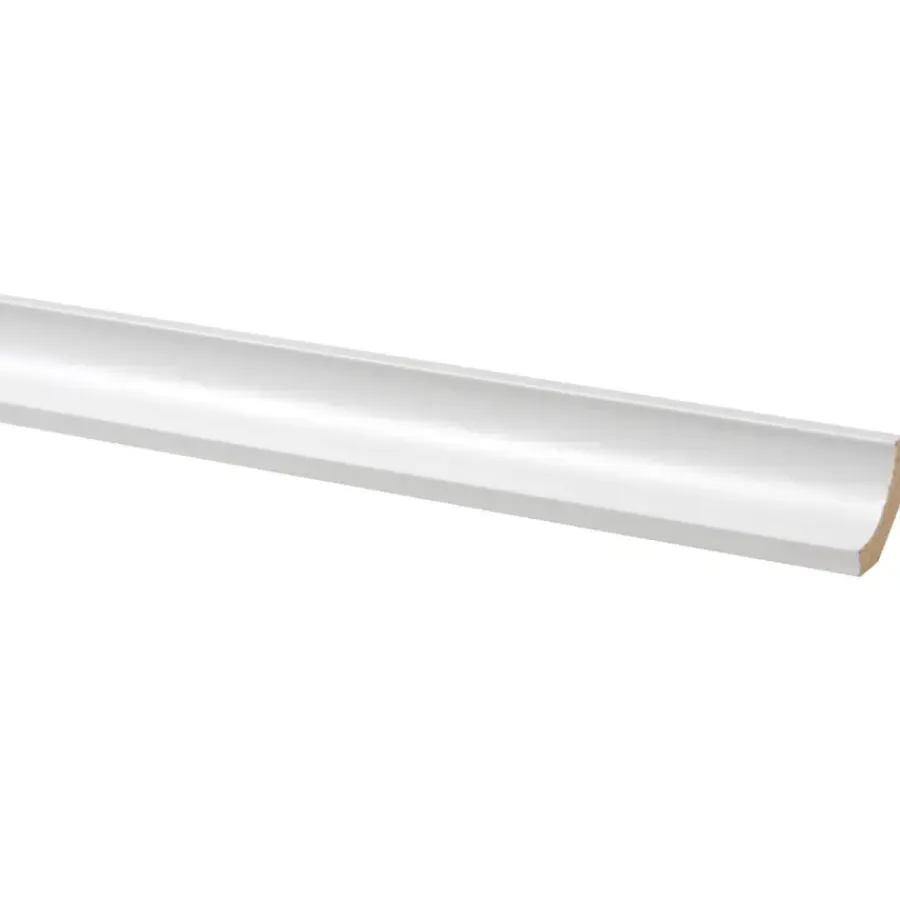 Houtenprofielen > Geen Hollat MDF zelfklevend 22x22 mm wit lengte 260 cm