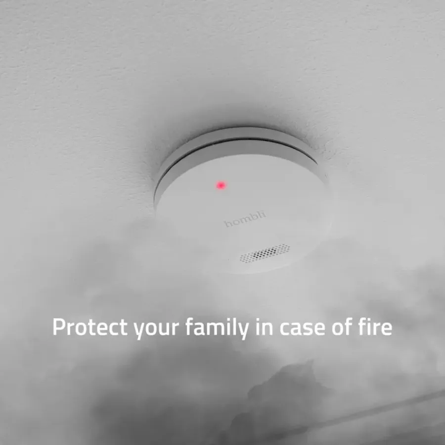 Rookmelders|Brandpreventie > Hombli Slimme Rookmelder Wit