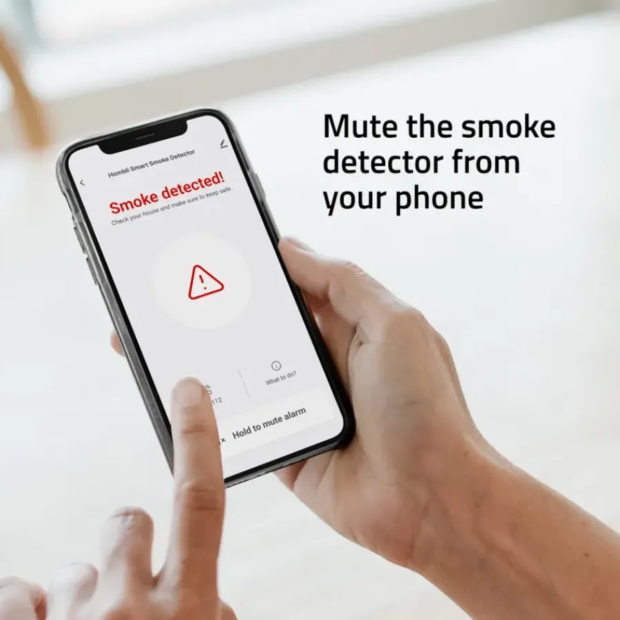 Rookmelders|Brandpreventie > Hombli Slimme Rookmelder Wit