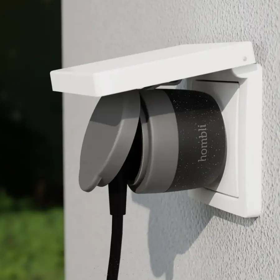 Stekkers|Smart Schakelmateriaal > Hombli Slimme Stekker Buiten Zwart