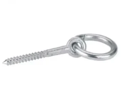 Houtdraadbout + Ring6Mm Rvs316