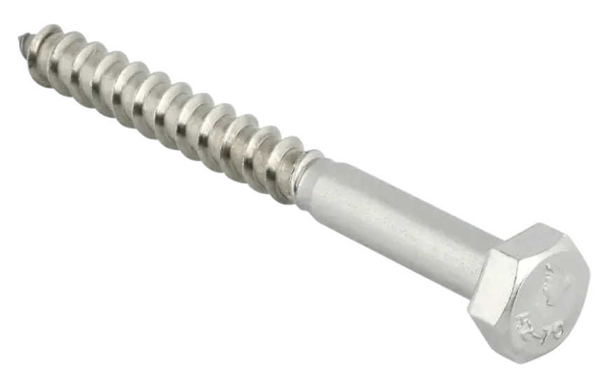 Houtdraadbout rvs M8x50 mm 15 stuks