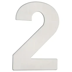 Huisnummers|Huisnummers > KARWEI Huiscijfer 2 RVS