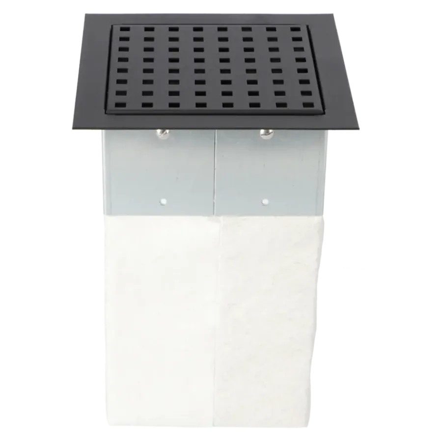 Tuinafwatering|Afvoerbuizen & Hulpstukken > Hydroblob IP15 infiltratieput met zwart rooster 20 x 20 x 33 cm 15 l