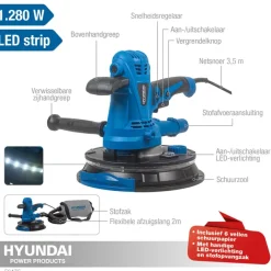 Schuurmachines > Hyundai wandschuurmachine 1280W