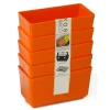Gereedschapskisten & Opbergsystemen > Erro Inzetbakje voor assortimentsdoos ca. 8x4x4 cm oranje 5 stuks
