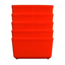 Gereedschapskisten & Opbergsystemen > Erro Inzetbakje voor assortimentsdoos ca. 8x4x4 cm oranje 5 stuks