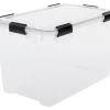 Iris opbergbox luchtdicht kunststof transparant 70 L
