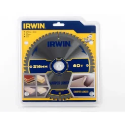 Zaagbladen > IRWIN afkortzaagblad 60T voor hout / laminaat / MDF- 216 x 30 mm