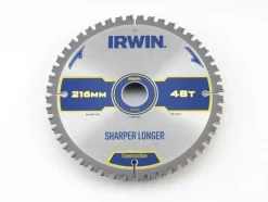 Zaagbladen > IRWIN afkortzaagblad 48T voor hout / laminaat / MDF- 216 x 30 mm