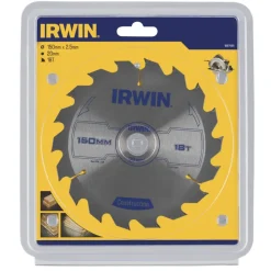 Zaagbladen > IRWIN cirkelzaagblad Ø150 mm met asgat 20mm, vertanding 18T