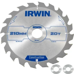 Zaagbladen > IRWIN cirkelzaagblad 210x30,20&16 mm 20t