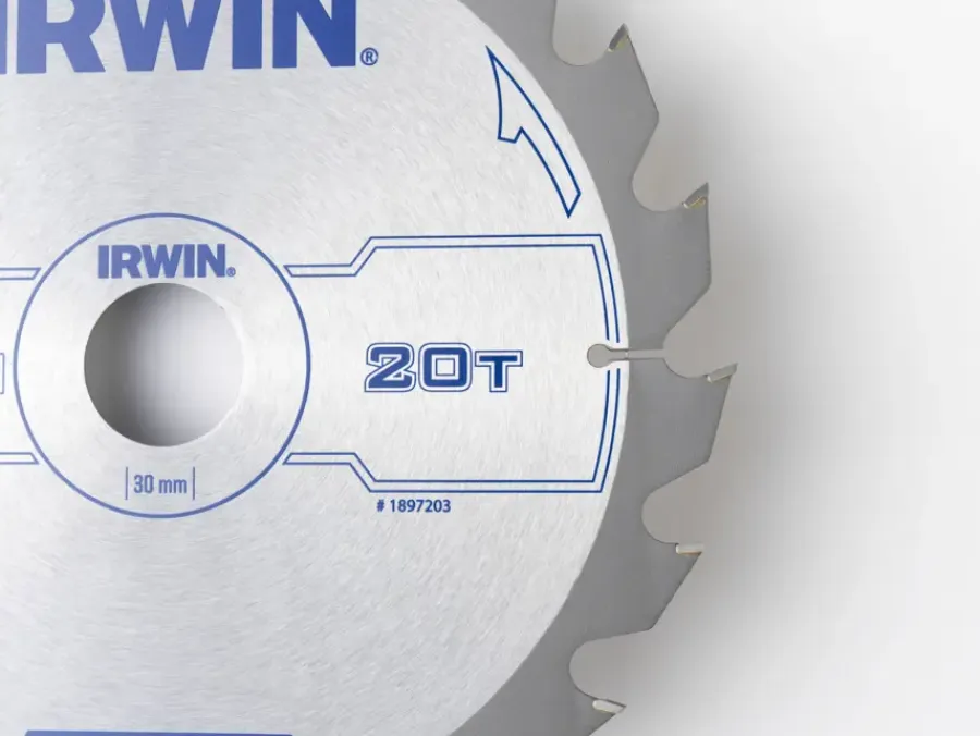 Zaagbladen > IRWIN cirkelzaagblad 210x30,20&16 mm 20t