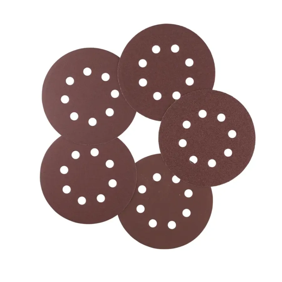Schuuraccessoires > IRWIN 10-delige set schuurpapier (125mm) t.b.v. excentrische schuurmachine K60/80/120/180