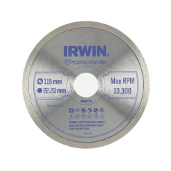 Slijpaccessoires > IRWIN diamantschijf voor haakse slijper Ø115 mm. Voor kermamiek.