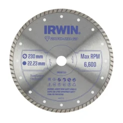 Slijpaccessoires > IRWIN diamantschijf voor haakse slijper Ø230 mm. Voor kermamiek.