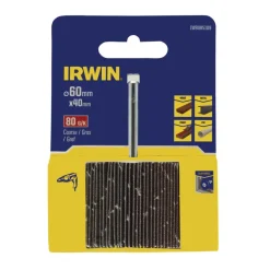 Schuuraccessoires > IRWIN lamellenschuurwiel voor (accu)boormachine. Ø60 mm. Lengte 40 mm. Korrel 80.