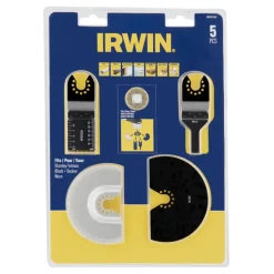 Multitool Accessoires > IRWIN multitool zaagbladenset voor BLACK+DECKER en Bosch- 4-delig
