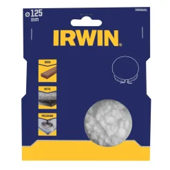 Slijpaccessoires > IRWIN polijstschijf Ø125 mm van synthetisch lamsvacht.