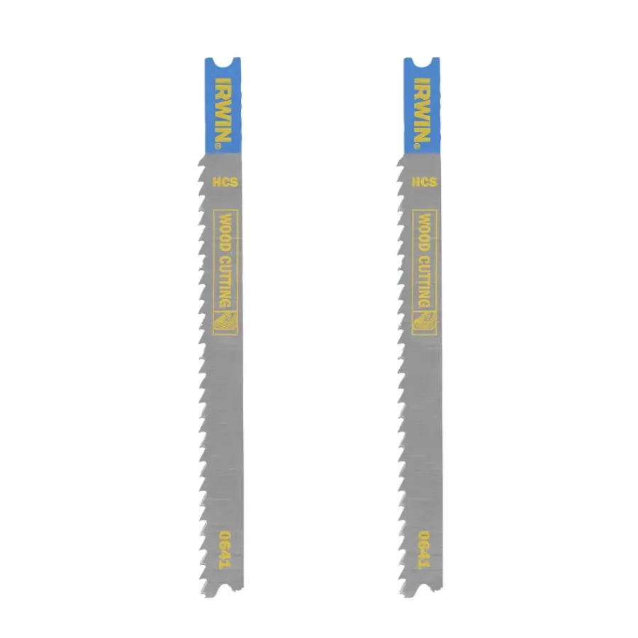 Zaagbladen > IRWIN Pro decoupeerzaagblad U-aansluiting voor laminaat / spaanplaat - 2 stuks