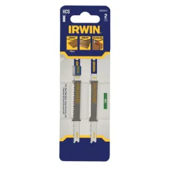 Zaagbladen > IRWIN Pro decoupeerzaagblad U-aansluiting voor laminaat / spaanplaat - 2 stuks