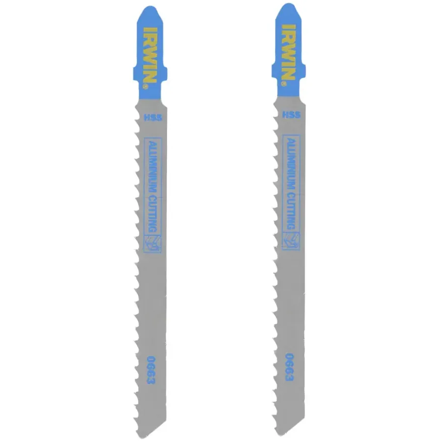 Zaagbladen > IRWIN Pro decoupeerzaagblad T-aansluiting voor aluminium / PVC - 2 stuks