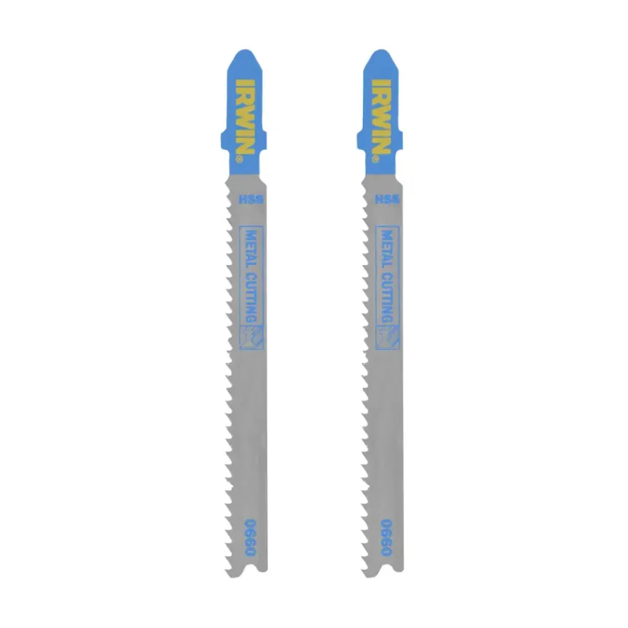Zaagbladen > IRWIN Pro decoupeerzaagblad T-aansluiting voor metaal - 2 stuks - tot 6 mm
