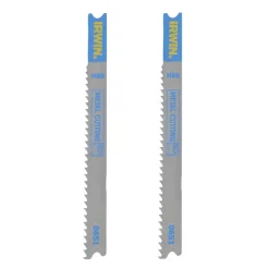 Zaagbladen > IRWIN Pro decoupeerzaagblad U-aansluiting voor metaal - 2 stuks - tot 6 mm
