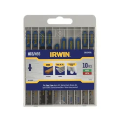 Zaagbladen > IRWIN Pro decoupeerzaagbladenset T-aansluiting voor hout / metaal - 10-delig