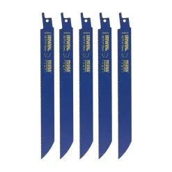 Zaagbladen > IRWIN reciprozaagblad 18T voor metaal - 5 stuks - 200 mm