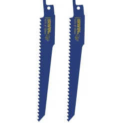 Zaagbladen > IRWIN reciprozaagblad vertanding 6T bi-metaal voor hout met spijkers - 2 stuks - 150 mm