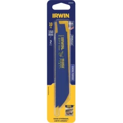 Zaagbladen > IRWIN reciprozaagblad vertanding 10T bi-metaal voor hout / metaal - 2 stuks - 150 mm
