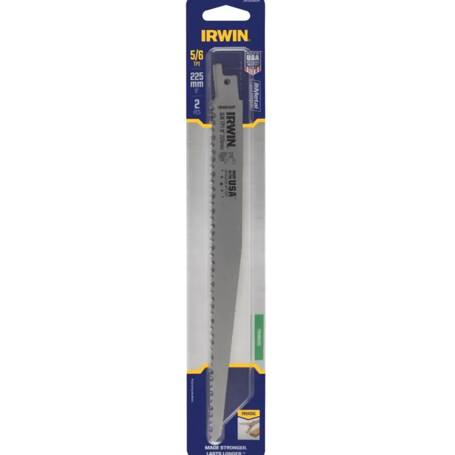 Zaagbladen > IRWIN reciprozaagblad voor hout / takken - 2 stuks - 225 mm