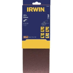 Schuuraccessoires > IRWIN schuurband 100 x 560 mm K80 voor AEG, 3 stuks