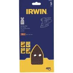 Schuuraccessoires > IRWIN schuurvel voor B+D Multischuurmachine zelfklevend K40, 5 stuks