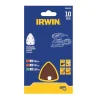 Schuuraccessoires > IRWIN schuurvel voor de OK handpalmschuurmachine, zelfklevend, mix, 10 stuks