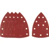 Schuuraccessoires > IRWIN schuurvel voor multischuurmachines Bosch PSM, Skil, Lux, Metabo, zelfklevend K80, 5 stuks