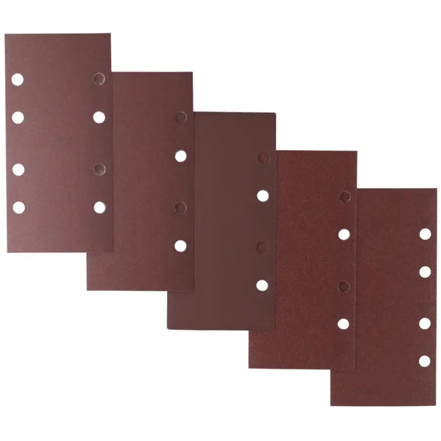 Schuuraccessoires > IRWIN schuurvel 190 x 93 mm K80/K120/K240 zelfhechtend, met perforatie voor Bosch, Skil, Gamma, Makita, Metabo, 10 stuks.
