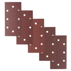 Schuuraccessoires > IRWIN schuurvel 190 x 93 mm K80/K120/K240 zelfhechtend, met perforatie voor B+D, 5 stuks.