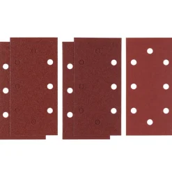 Schuuraccessoires > IRWIN schuurvel 190 x 93 mm K80/K120/K240 zelfhechtend, met perforatie voor B+D, 5 stuks.