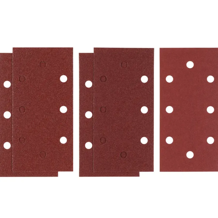 Schuuraccessoires > IRWIN schuurvel 190 x 93 mm K80/K120/K240 zelfhechtend, met perforatie voor B+D, 5 stuks.